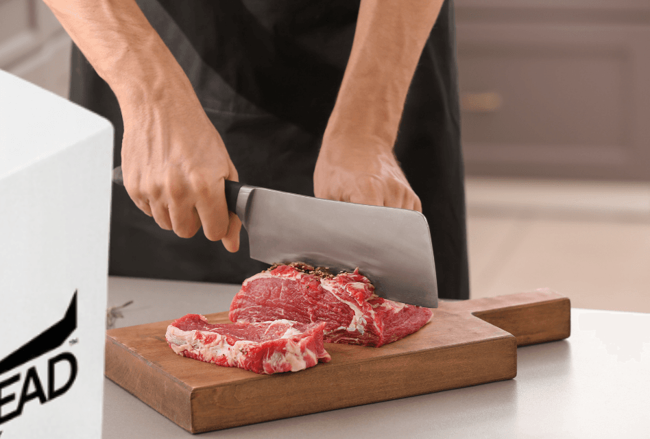 Premium Canadian beef cooking