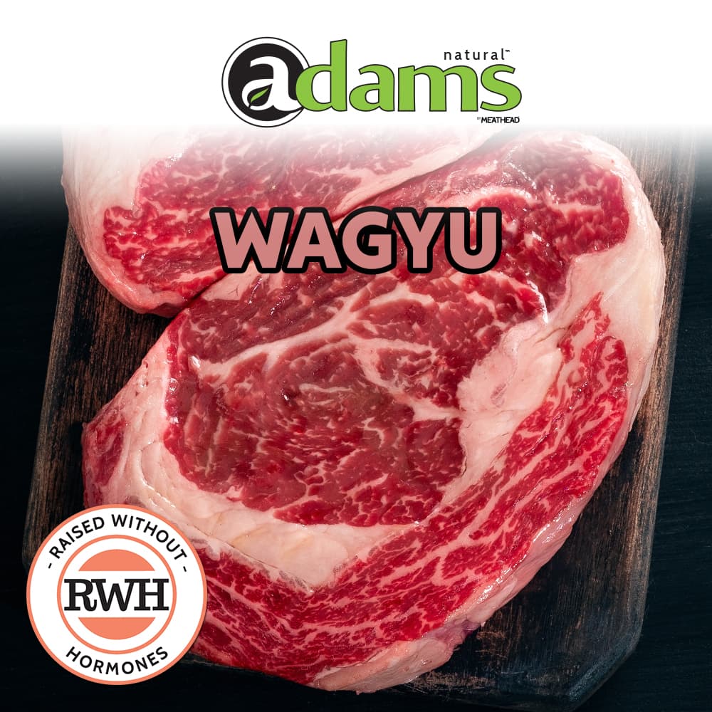 Adams RWH MBS 6/7 Wagyu Beef Rib Eye Steak 10oz — Halal Butcher Canada